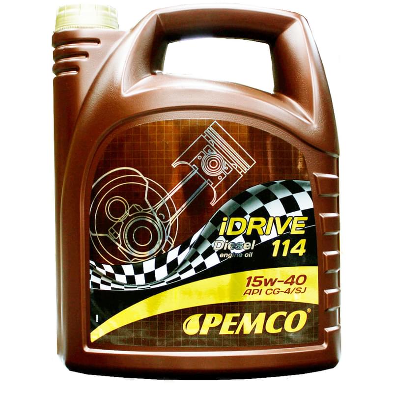 Моторное масло PEMCO iDrive 114 SAE 15W40 API CG-4/SL 5л - фото #0, Technodom.kz
