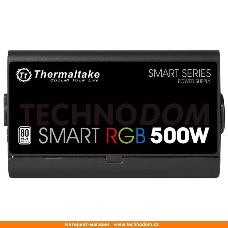 Блок питания Thermaltake Smart RGB 500W APFC 80 PLUS ATX 20+4 pin, 4+4pin (PS-SPR-0500NHSAWE-1) - фото #5, Technodom.kz