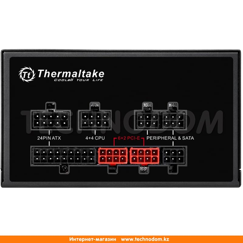 Блок питания Thermaltake Smart Pro RGB 650W APFC 80 PLUS ATX 20+4 pin, 4+4pin (PS-SPR-0650FPCBEU-R) - фото #5, Technodom.kz