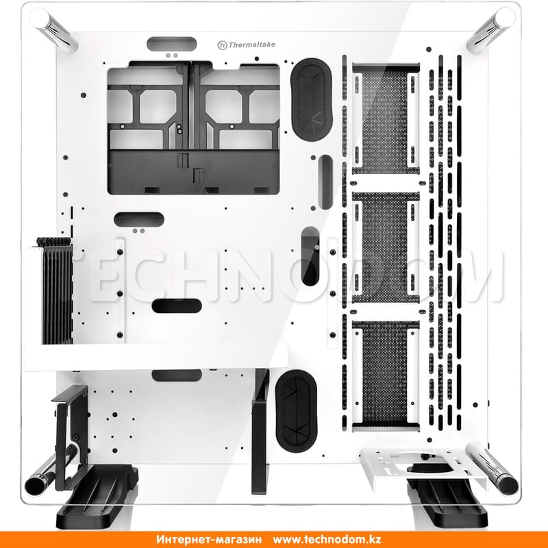 ПК корпус Thermaltake Core P3 Snow Edition MidTower, window, White mATX (CA-1G4-00M6WN-00) - фото #4, Technodom.kz