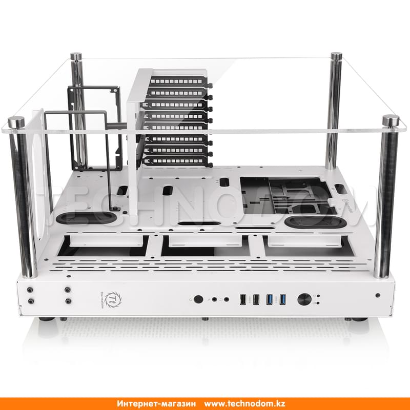 ПК корпус Thermaltake Core P3 Snow Edition MidTower, window, White mATX (CA-1G4-00M6WN-00) - фото #11, Technodom.kz