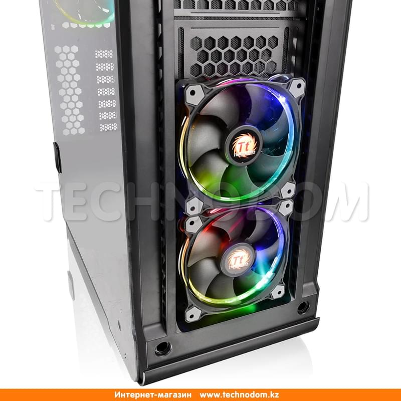 ПК корпус Thermaltake View 32 TG RGB MidTower, window, Black mATX (CA-1J2-00M1WN-00) - фото #4, Technodom.kz