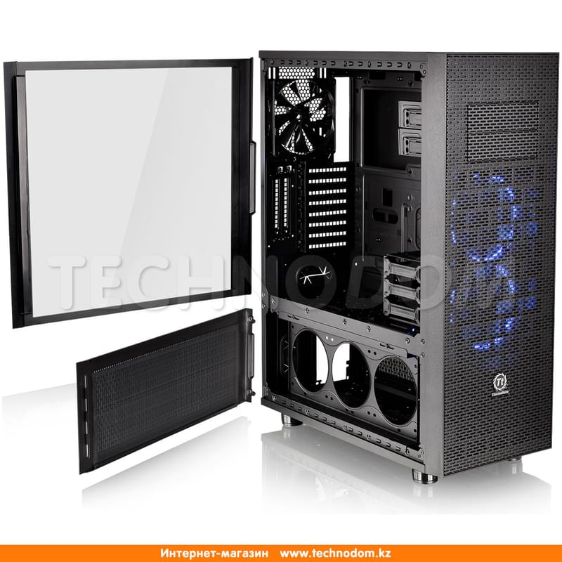 ПК корпус Thermaltake Core X71 TG Full Tower, window, Black mATX (CA-1F8-00M1WN-02) - фото #3, Technodom.kz