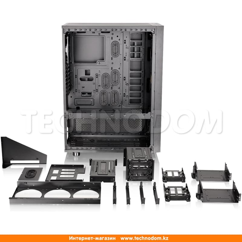 ПК корпус Thermaltake Core X71 TG Full Tower, window, Black mATX (CA-1F8-00M1WN-02) - фото #4, Technodom.kz