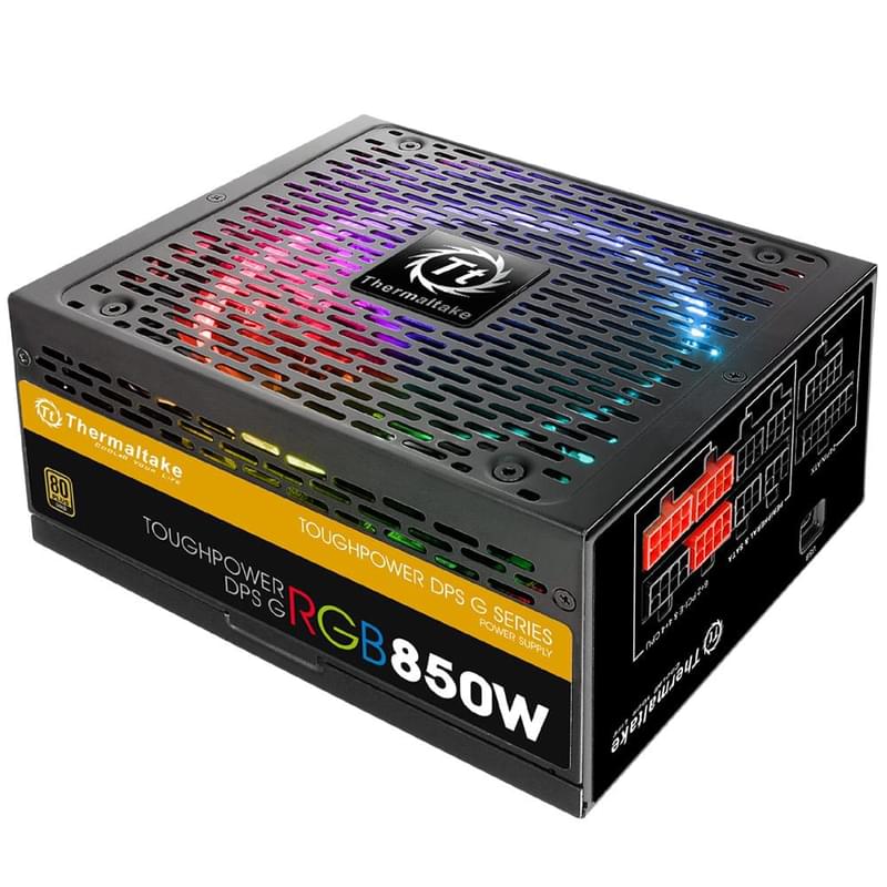 Блок питания Thermaltake Toughpower DPS G RGB 850W APFC ATX 20+4pin, 4+4pin (PS-TPG-0850DPCGEU-R) - фото #0, Technodom.kz