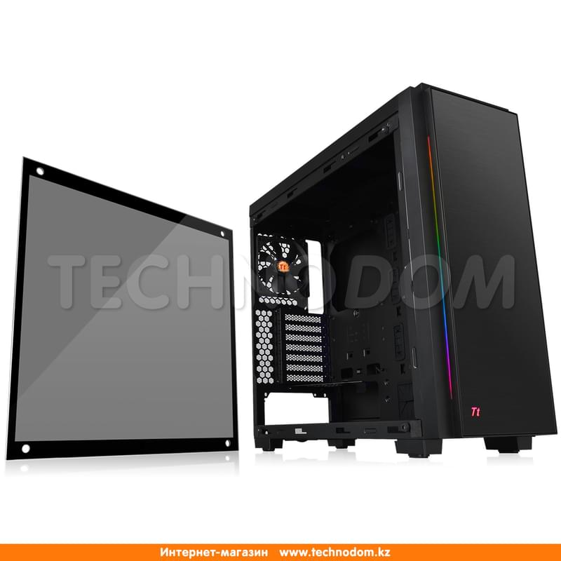 ПК корпус Thermaltake Versa C23 TG MidTower, window, Black mATX (CA-1H7-00M1WN-00) - фото #7, Technodom.kz