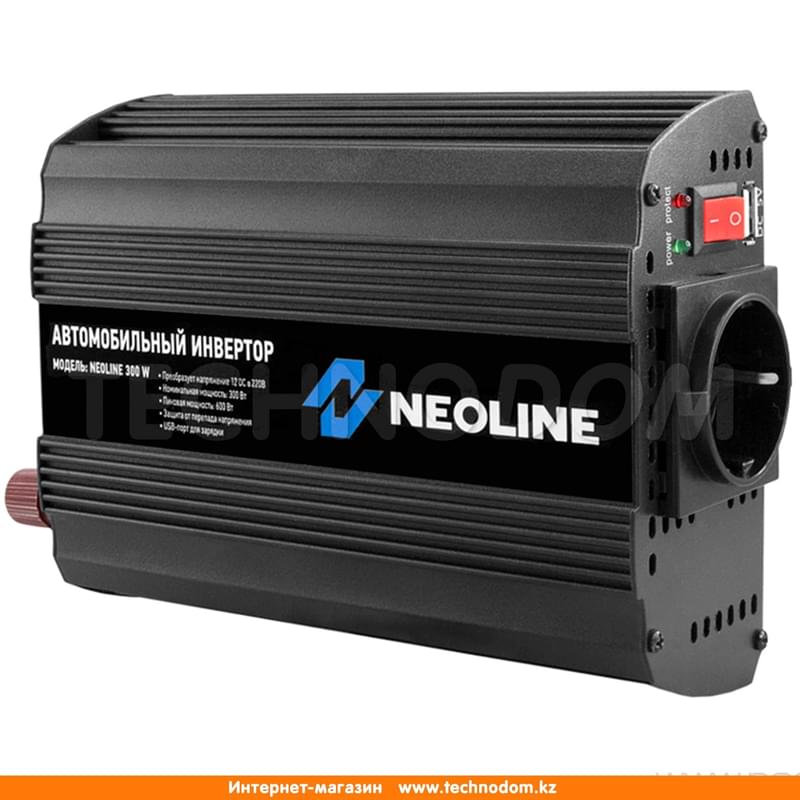 Автомобильный инвертор Neoline 300W - фото #1, Technodom.kz