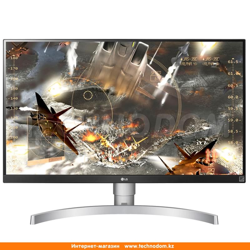 Монитор 27" LG 27UK650 3840x2160 16:9 IPS 61ГЦ (2HDMI+DP) White - фото #0, Technodom.kz