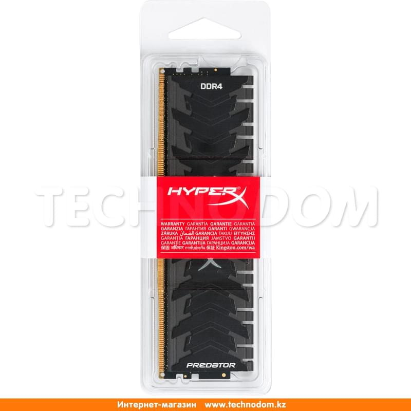 Оперативная память DDR4 DIMM 16GB/2600MHz PC4-21300 Kingston HyperX Predator (HX426C13PB3/16) - фото #1, Technodom.kz