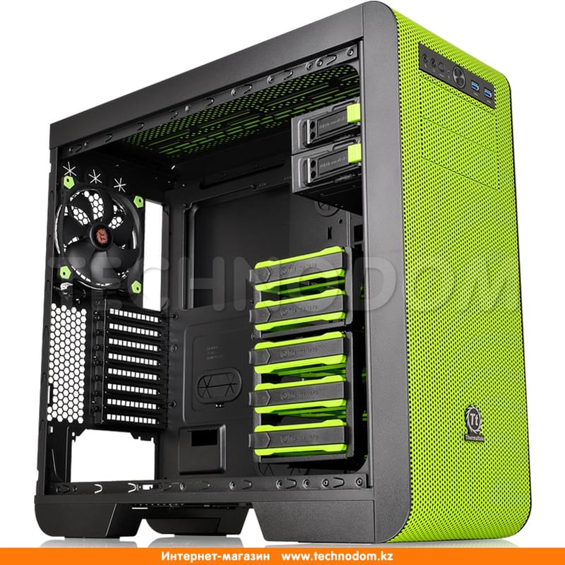ПК корпус Thermaltake Core V51 Riing Edition MidTower, window, Black ATX (CA-1C6-00M8WN-00) - фото #1, Technodom.kz