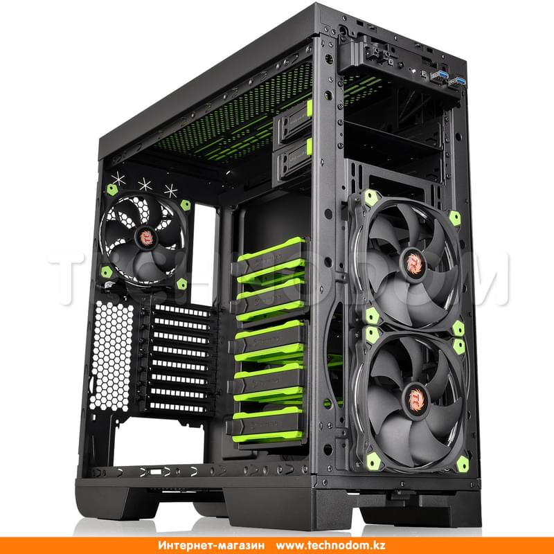 ПК корпус Thermaltake Core V51 Riing Edition MidTower, window, Black ATX (CA-1C6-00M8WN-00) - фото #2, Technodom.kz