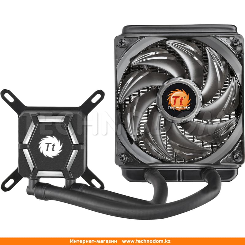 Водяное охлаждение для CPU Thermaltake Water 3.0 X120 (CL-W159-PL12BL-A) - фото #0, Technodom.kz