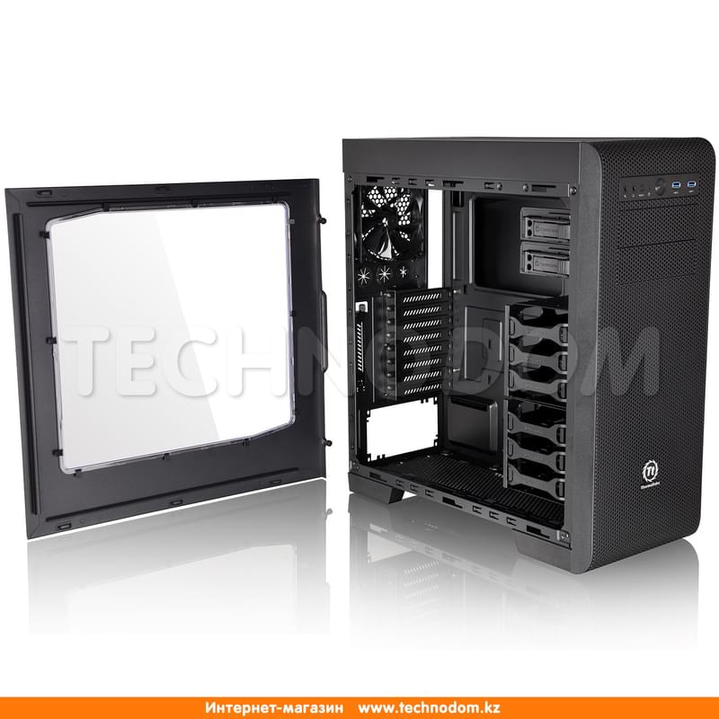 ПК корпус Thermaltake Core V41 MidTower, window, Black ATX (CA-1C7-00M1WN-00) - фото #7, Technodom.kz