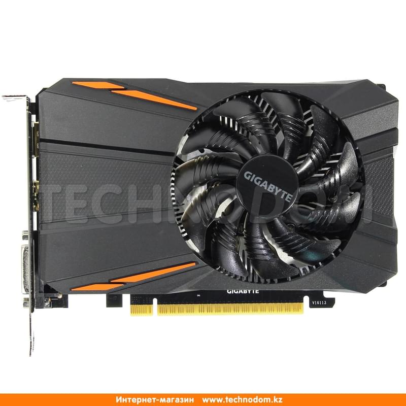 Видеокарта Gigabyte Nvidia GeForce GTX 1050 Ti 4Gb (DVI+HDMI+DP)(GV-N105TD5-4GD) - фото #0, Technodom.kz