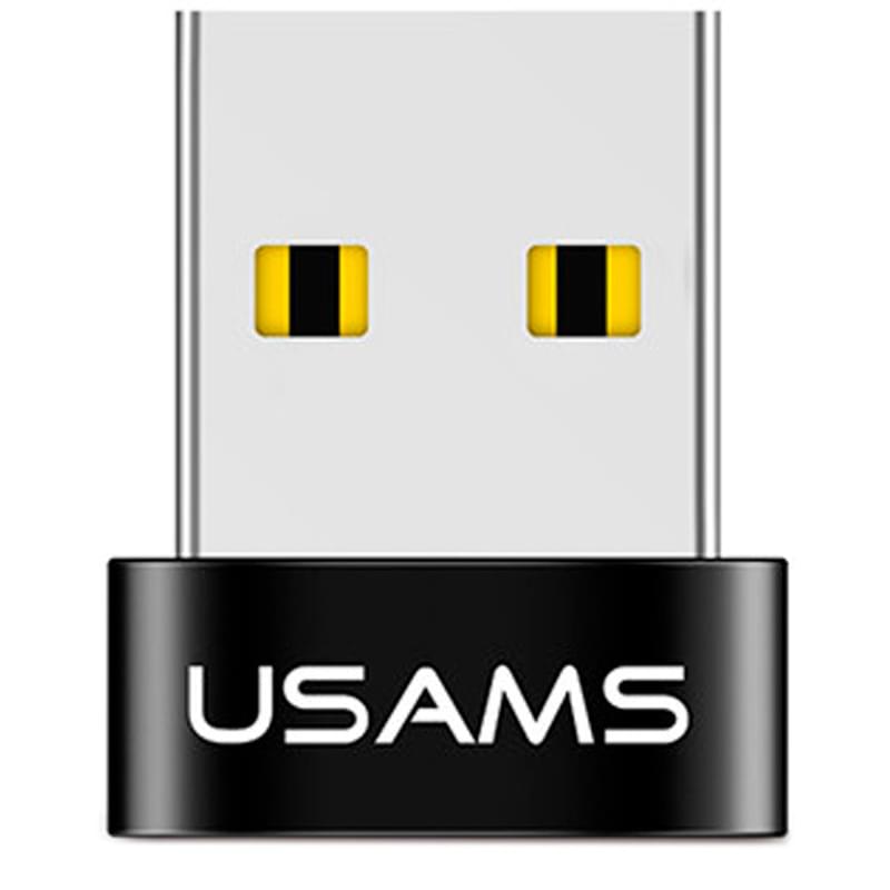 Адаптер USB 2.0 - Type-C, USAMS, Черный (US-SJ173) - фото #0, Technodom.kz