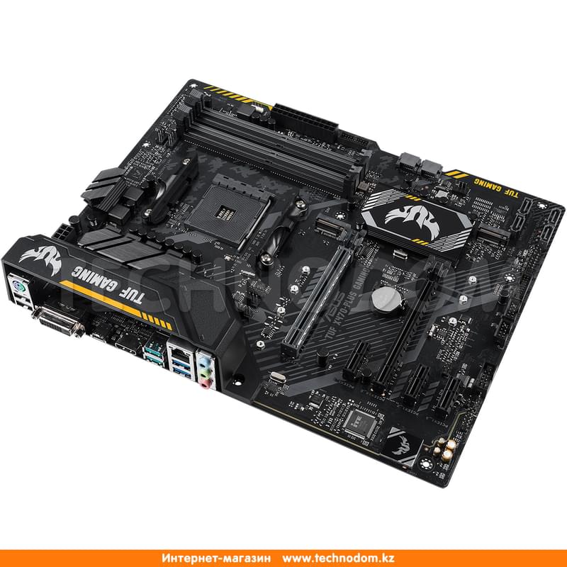 Материнская плата Asus TUF X470-PLUS GAMING AM4 4DDR4 PCI-E 2x16 3x1 (HDMI+DVI) ATX - фото #4, Technodom.kz