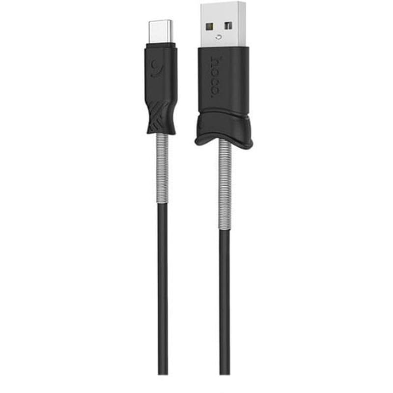 Кабель USB 2.0 - Type-С, X24, HOCO, 1,2м, Черный - фото #0, Technodom.kz