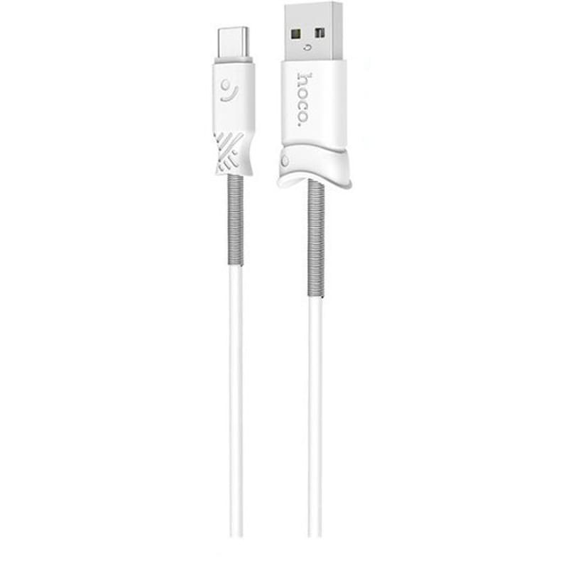 Кабель USB 2.0 - Type-С, X24, HOCO, 1,2м, Белый - фото #0, Technodom.kz