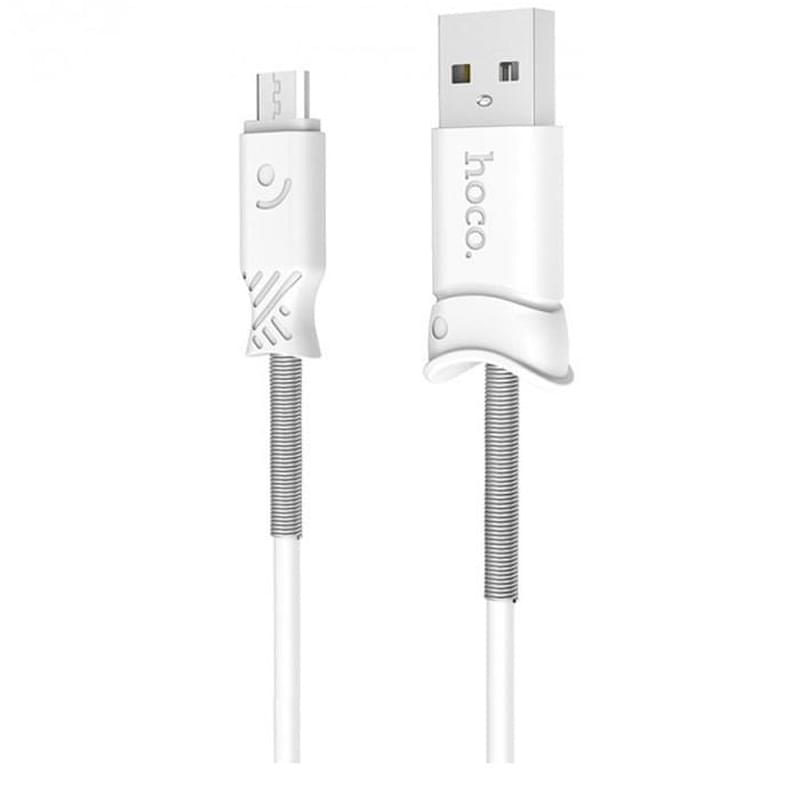 Кабель USB 2.0 - Lightning, X24, HOCO, 1,2м, Белый - фото #0, Technodom.kz
