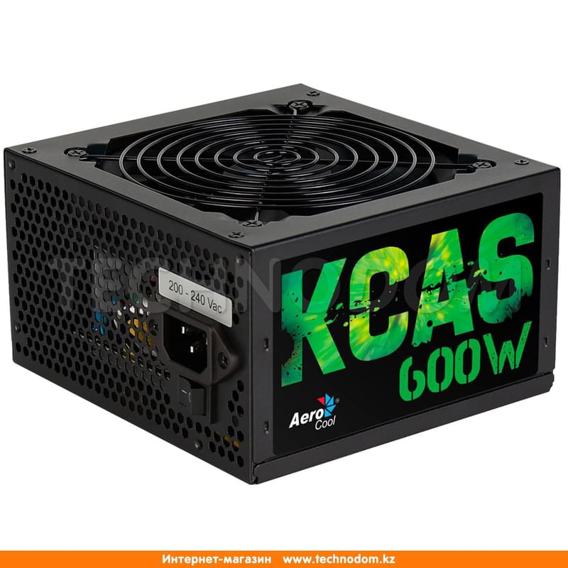 Блок питания Aerocool KCAS PLUS 600W 20+4pin, 4+4pin ATX (KCAS PLUS 600W) - фото #0, Technodom.kz