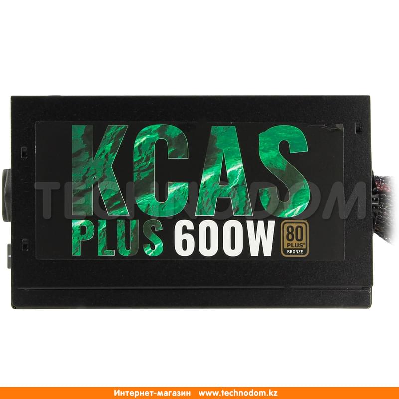 Блок питания Aerocool KCAS PLUS 600W 20+4pin, 4+4pin ATX (KCAS PLUS 600W) - фото #3, Technodom.kz