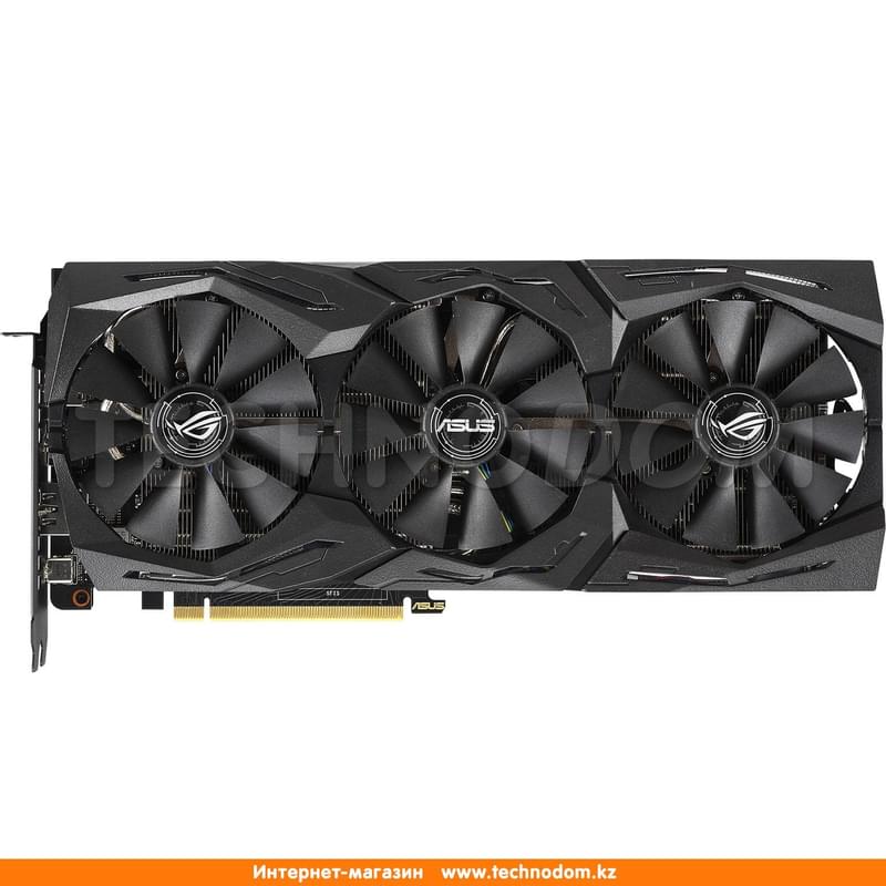 Видеокарта GeForce ASUS ROG STRIX RTX 2070 8Gb 256bit/G6 (2HDMI+2DP) (ROG-STRIX-RTX2070-O8G-GAMING) - фото #0, Technodom.kz