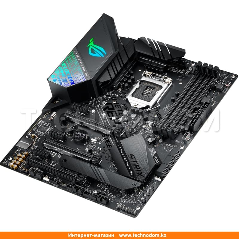 Материнская плата Asus ROG STRIX Z390-F GAMING LGA1151 4DDR4 PCI-E 3x16 3x1 (HDMI+DP) ATX - фото #3, Technodom.kz