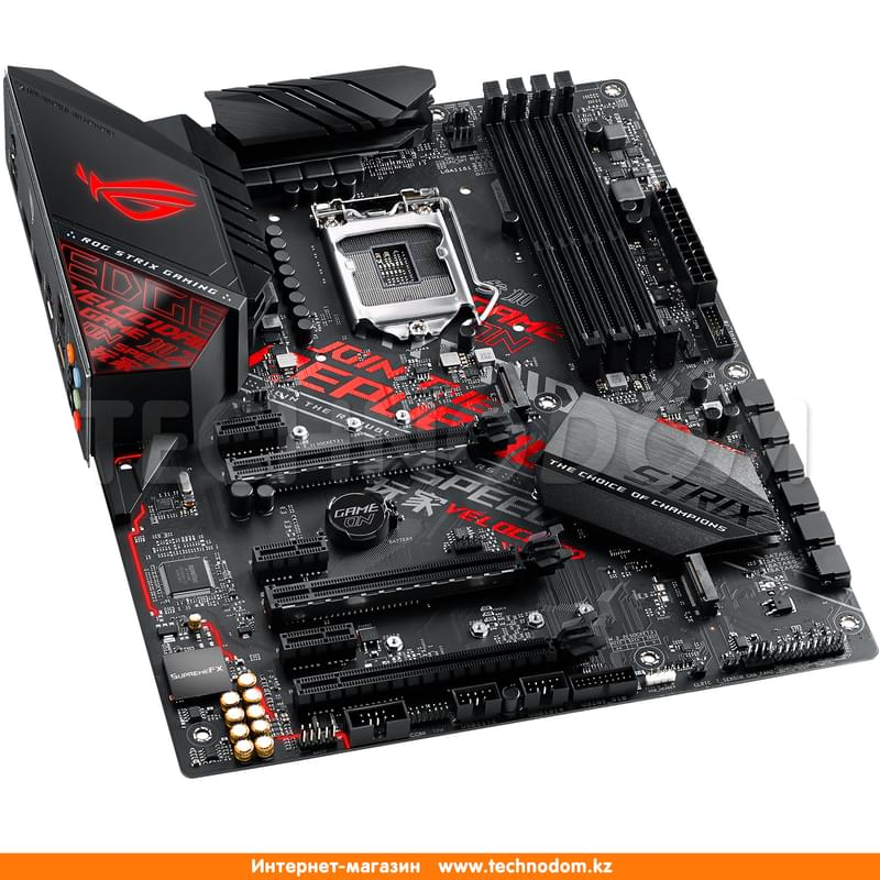 Материнская плата Asus ROG STRIX Z390-H GAMING LGA1151 4DDR4 PCI-E 3x16 3x1 (HDMI+DP) ATX - фото #3, Technodom.kz