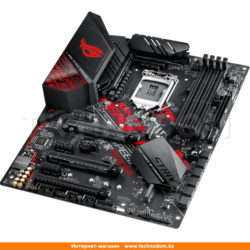 Материнская плата Asus ROG STRIX Z390-H GAMING LGA1151 4DDR4 PCI-E 3x16 3x1 (HDMI+DP) ATX - фото #4, Technodom.kz