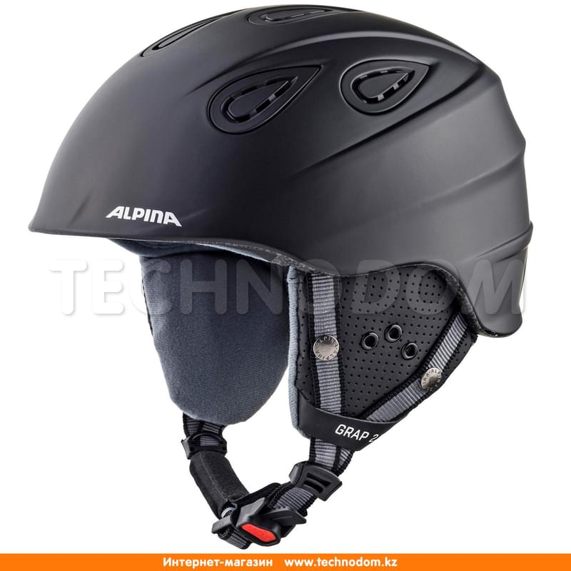 Шлем горнолыжный Alpina Grap 2.0 (57-61, black matt) - фото #0, Technodom.kz