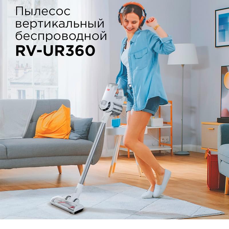 Вертикальный беспроводной пылесос Redmond RV-UR360 - фото #1, Technodom.kz