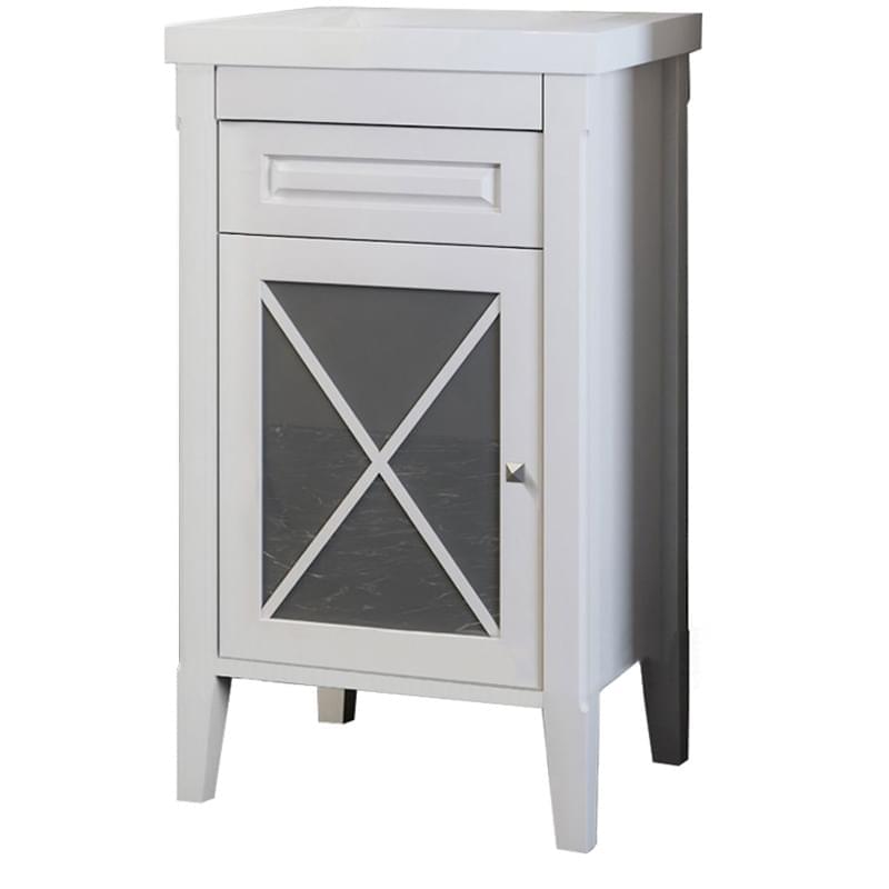 Тумба Opadiris Палермо 50, белый, левая - фото #0, Technodom.kz Тумба Opadiris Палермо 50, белый, левая - фото #0, Technodom.kz