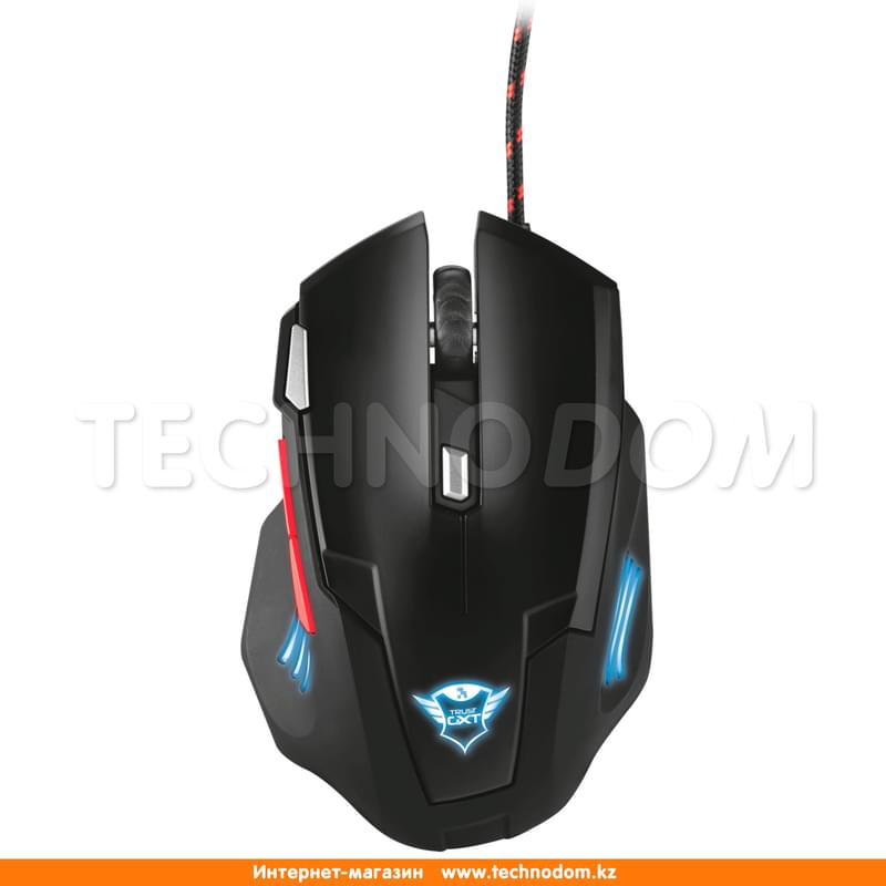 Мышка игровая проводная USB Trust GXT 111 NEEBO LED, Black - фото #0, Technodom.kz