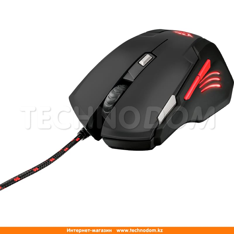 Мышка игровая проводная USB Trust GXT 111 NEEBO LED, Black - фото #1, Technodom.kz