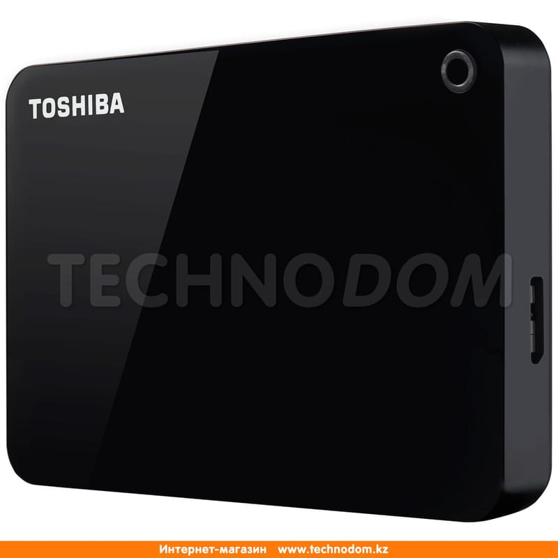 Внешний HDD 2.5" (USB 3.0) 2TB Toshiba Canvio Advance HDTC920EK3AA - фото #1, Technodom.kz
