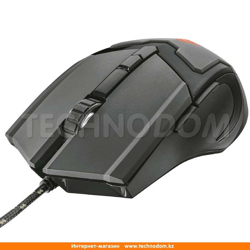 Мышка игровая проводная USB Trust GXT 101 GAV LED, Black - фото #1, Technodom.kz