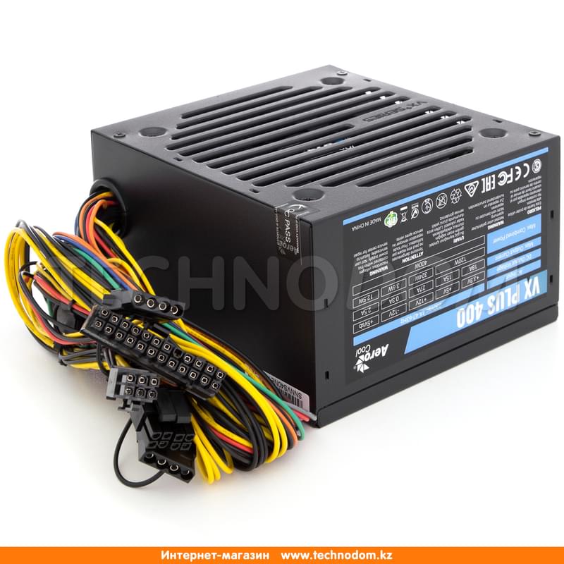 Блок питания Aerocool VX PLUS 400W 20+4pin, 4+4pin ATX (VX PLUS 400) - фото #0, Technodom.kz