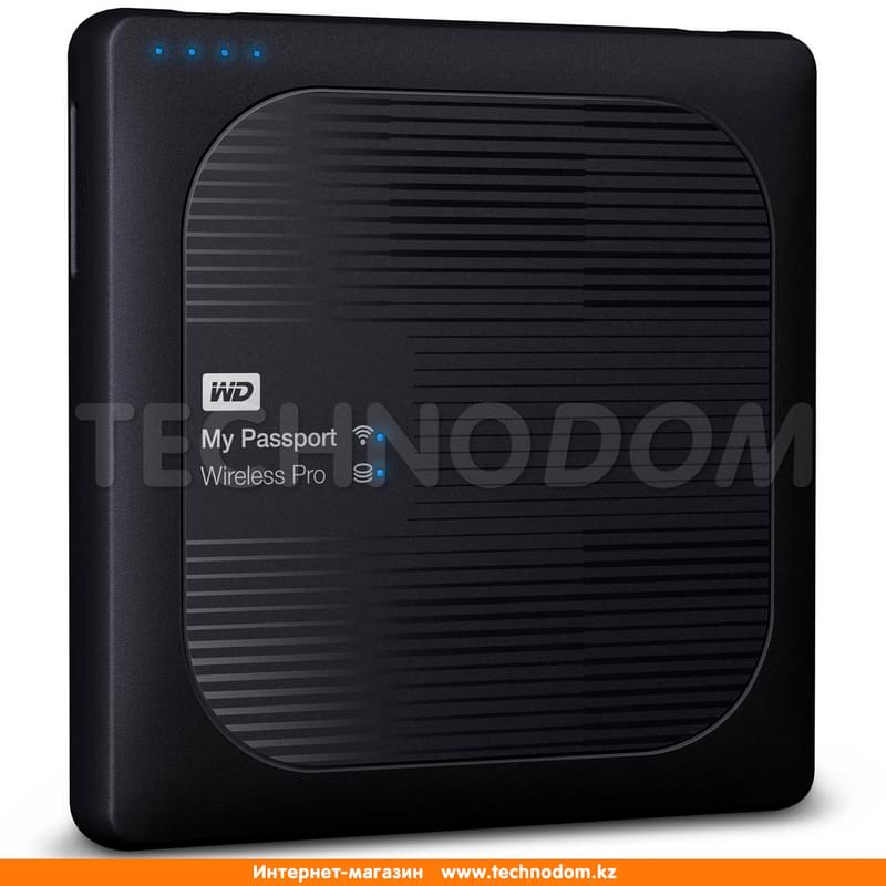 Внешний HDD (USB 3.0, SD, Wi-Fi) 1TB Western Digital MY PASSPORT WIRELESS PRO WDBVPL0010BBK - фото #2, Technodom.kz