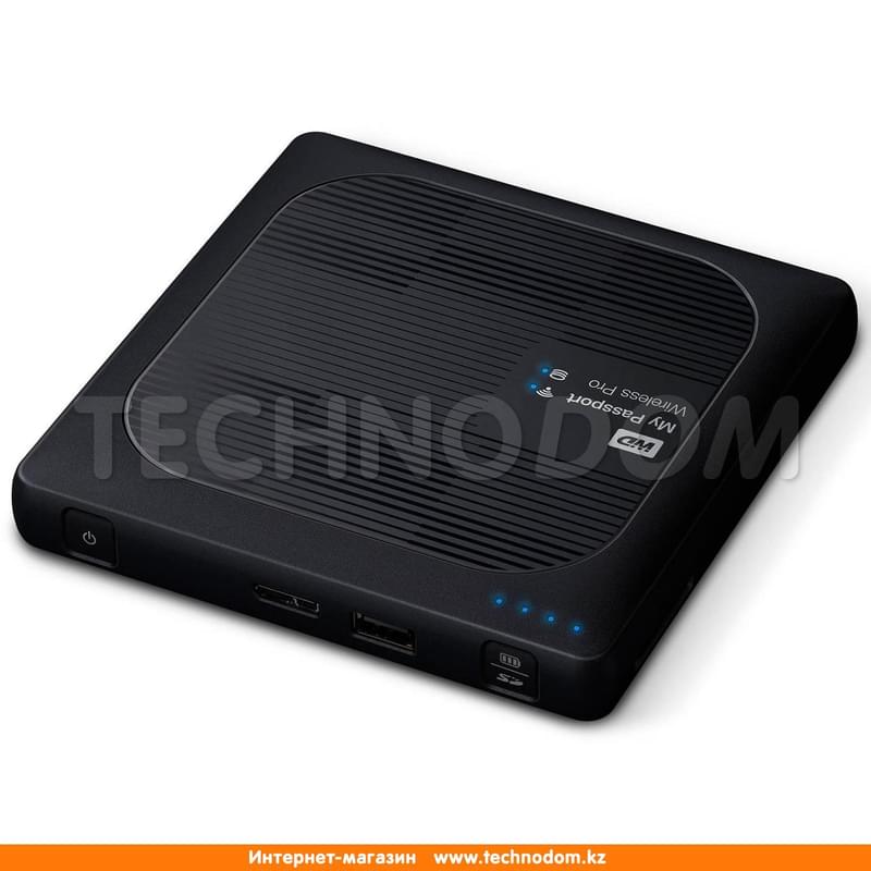 Внешний HDD (USB 3.0, SD, Wi-Fi) 1TB Western Digital MY PASSPORT WIRELESS PRO WDBVPL0010BBK - фото #3, Technodom.kz