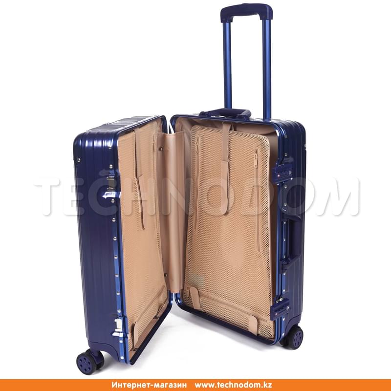 Чемодан JOCKEY 78cm, 100L, Navy, поликарбонат (SL-028NY) - фото #3, Technodom.kz