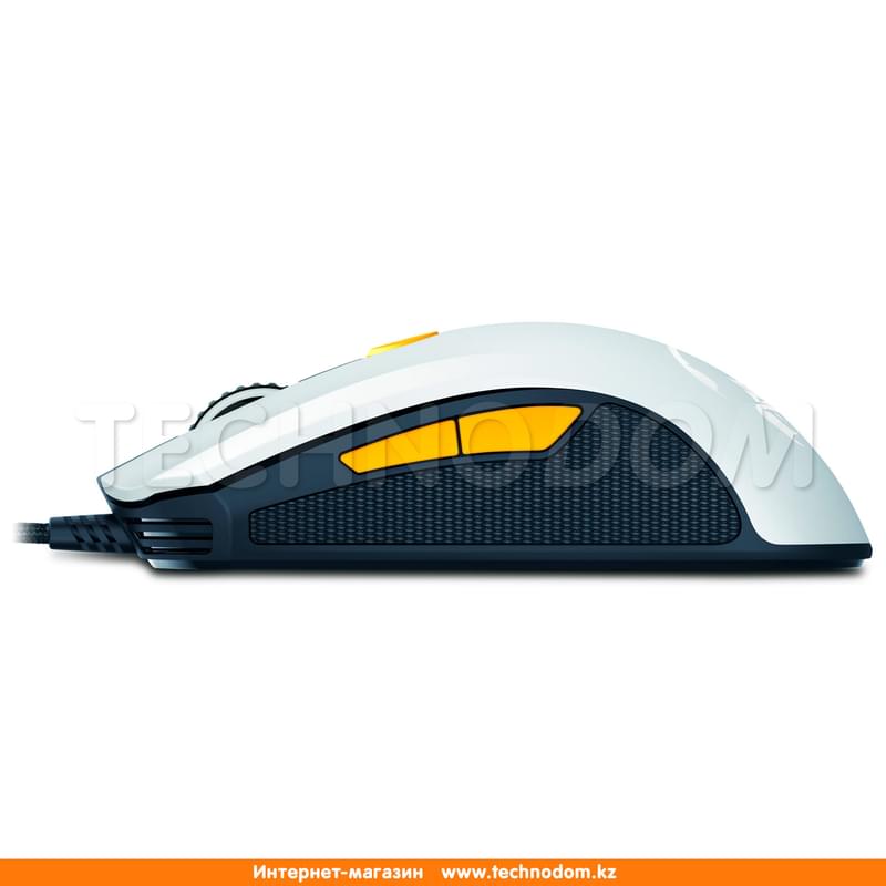 Мышка игровая проводная USB Genius Scorpion M8-610, White/Orange - фото #2, Technodom.kz