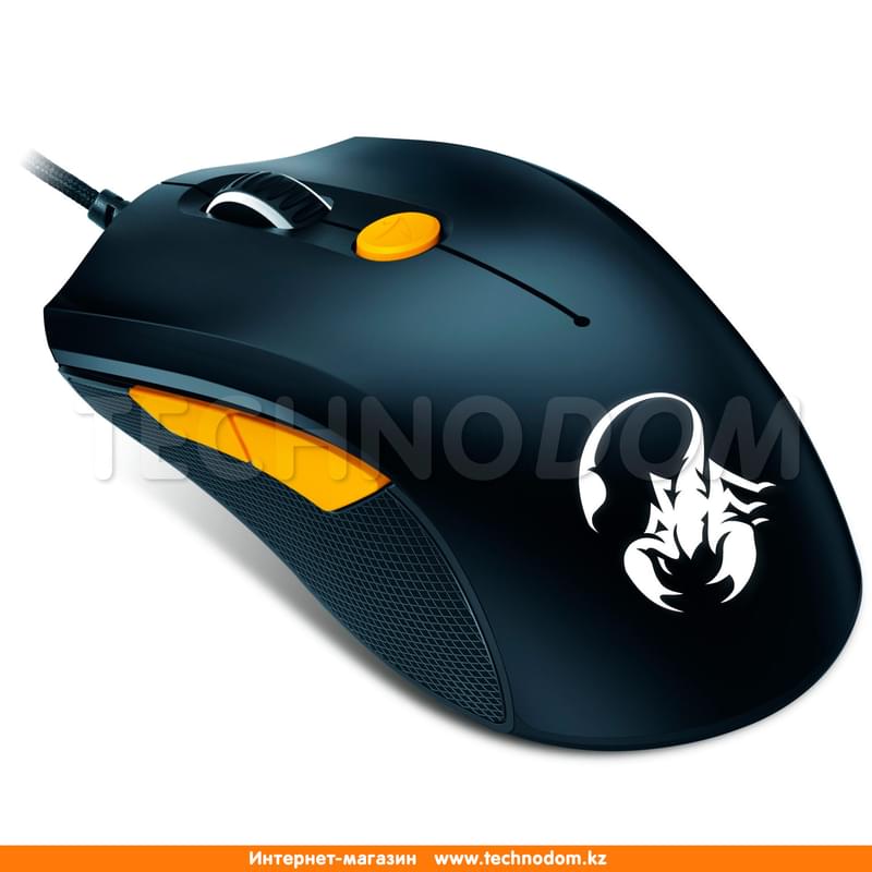 Мышка игровая проводная USB Genius Scorpion M6-600, Black/Orange - фото #2, Technodom.kz