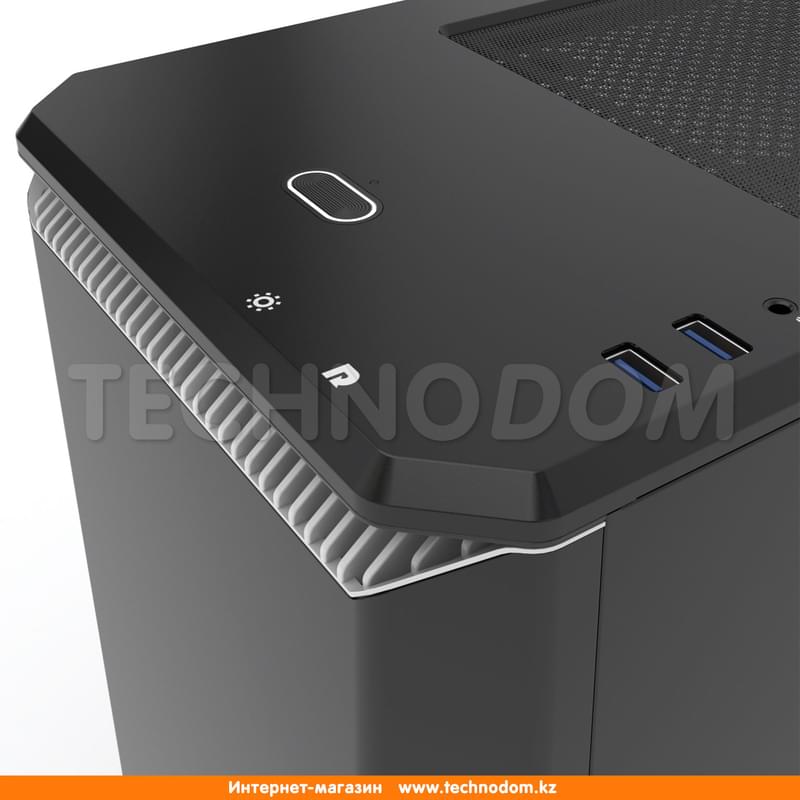 ПК корпус Phanteks Eclipse P400 TG стальной MidTower, Black/White ATX (PH-EC416PTG) - фото #3, Technodom.kz