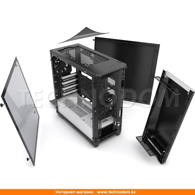 ПК корпус Phanteks Eclipse P400 TG стальной MidTower, Black/White ATX (PH-EC416PTG) - фото #9, Technodom.kz