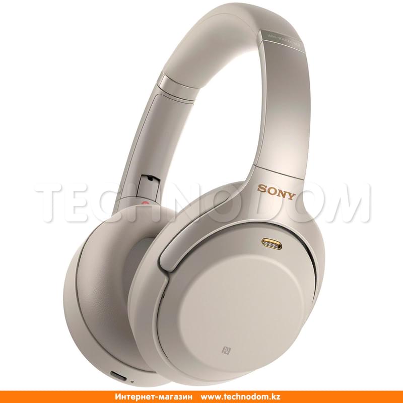 Наушники Накладные Sony Bluetooth WH-1000XM3 Silver - фото #0, Technodom.kz