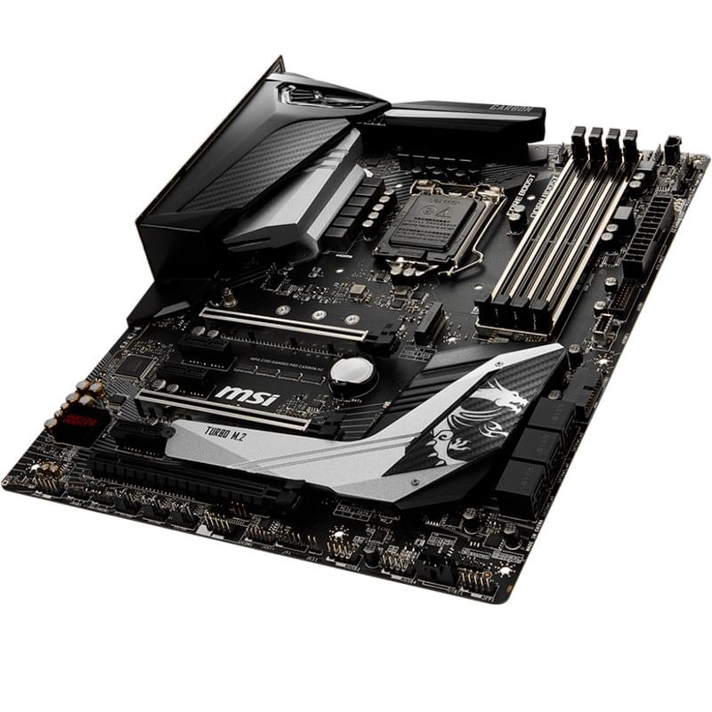 Материнская плата MSI MPG Z390 GAMING PRO CARBON AC LGA1151 4DDR4 PCI-E 3x16 3x1 (HDMI) ATX - фото #2, Technodom.kz