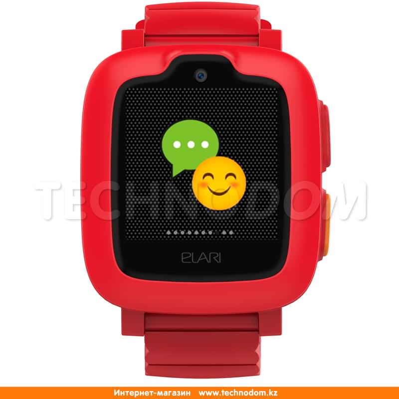 Детские смарт-часы с GPS трекером Elari KidPhone 3G Red - фото #1, Technodom.kz
