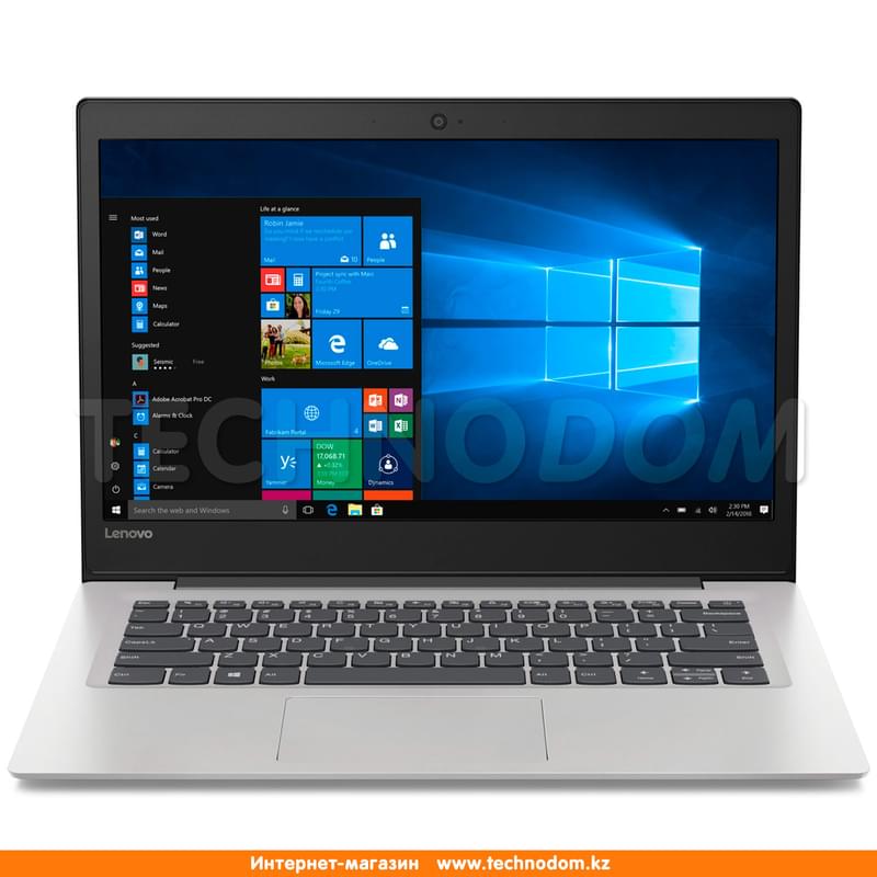 Ноутбук Lenovo IdeaPad S130 Pentium N5000 / 4ГБ / 128SSD / 14 / Win10 / (81J20070RK) - фото #0, Technodom.kz