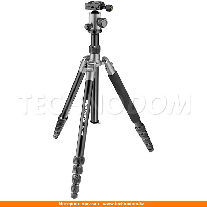 Штатив MANFROTTO Element Traveller с шаровой головкой, серый (MKELEB5GY-BH) - фото #0, Technodom.kz
