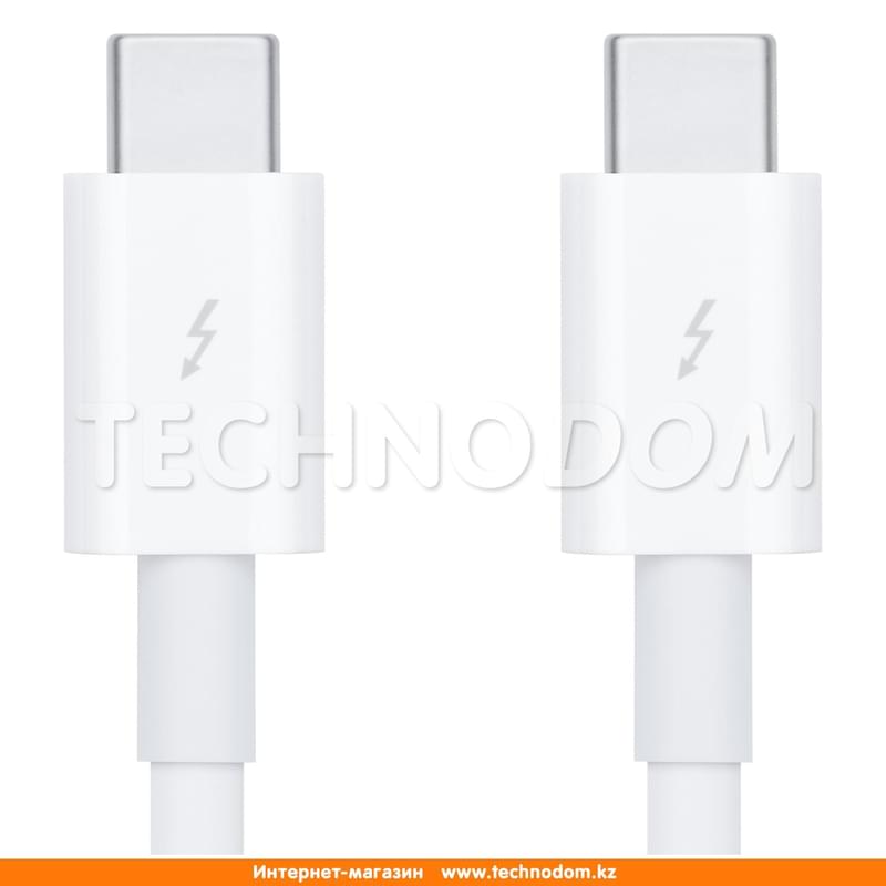 Кабель Thunderbolt 3 - Thunderbolt 3, Apple, 0.8м (MQ4H2ZM/A) - фото #0, Technodom.kz